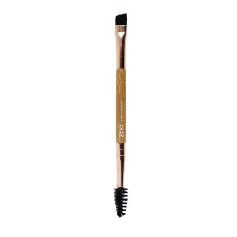 ZAO MAKEUP - Pinceau en Bambou 712 Sourcils Duo