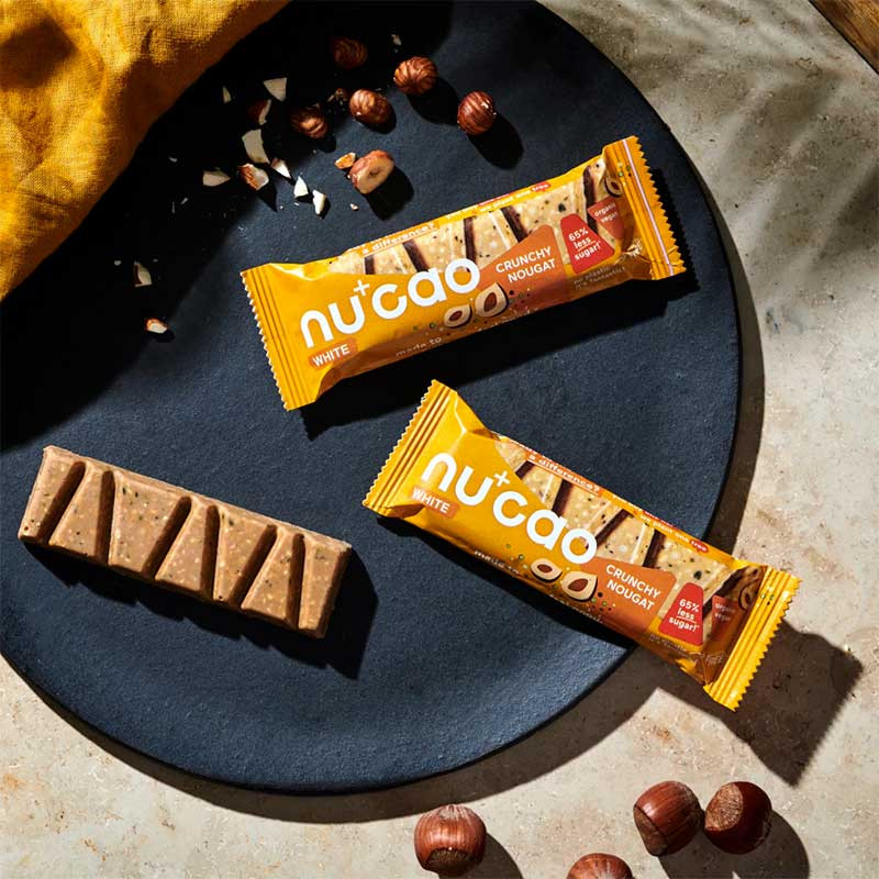 Nucao chocolate crunchy nougat bar