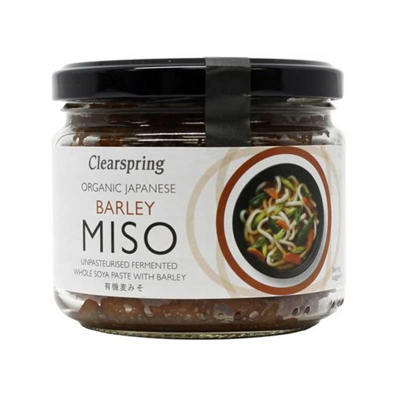 Miso d’Orge Non Pasteurisé Bio Clearspring Barley Miso 300g