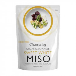 Clearspring Sweet Miso de Riz Blanc Bio Pasteurisé 250g