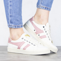 Gola Tennis Mark Cox Off White/Chalk Pink Baskets Femmes