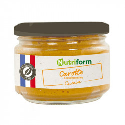 Tartinable de Carotte Lacto-fermentée et Cumin Bio Nutriform