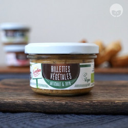 Senfas rillettes vegan - artichaut thym