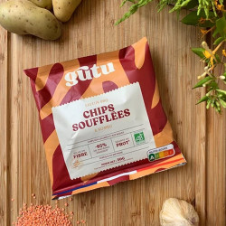 Chips Soufflées Bio Saveur BBQ & Kombu Gutu