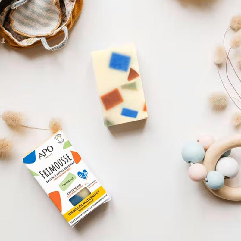 APO Frimousse Savon à Froid Surgras pour Bébé