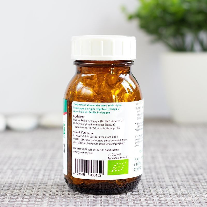 omega 3 bio vegetal - GSE - back