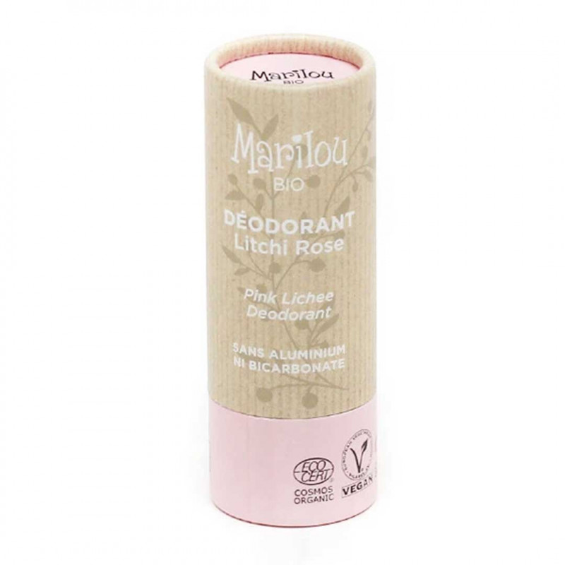 stick deodorant litchi rose Marilou Bio