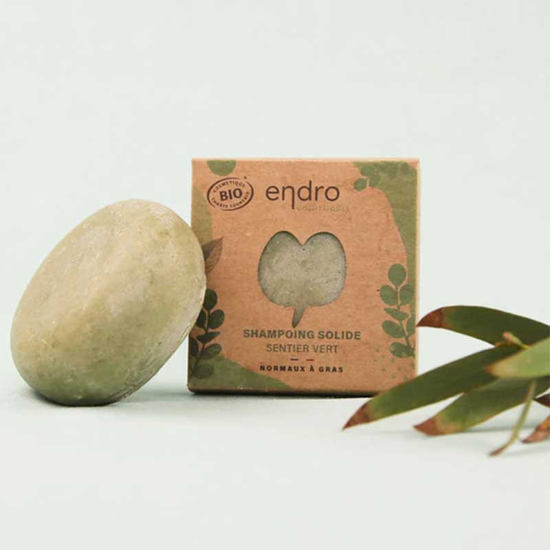 shampoing solide Endro - sentier vert