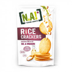 Nature Addicts rice crackers - sel et vinaigre