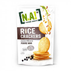 Nature Addicts rice crackers au poivre noir