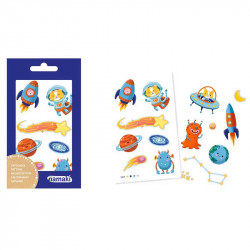 Tatouages pour Enfants Namaki Tattooki Intergalactiques 2 planches