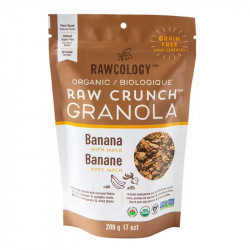 Granola Cru Bio Banane & Maca Rawcology