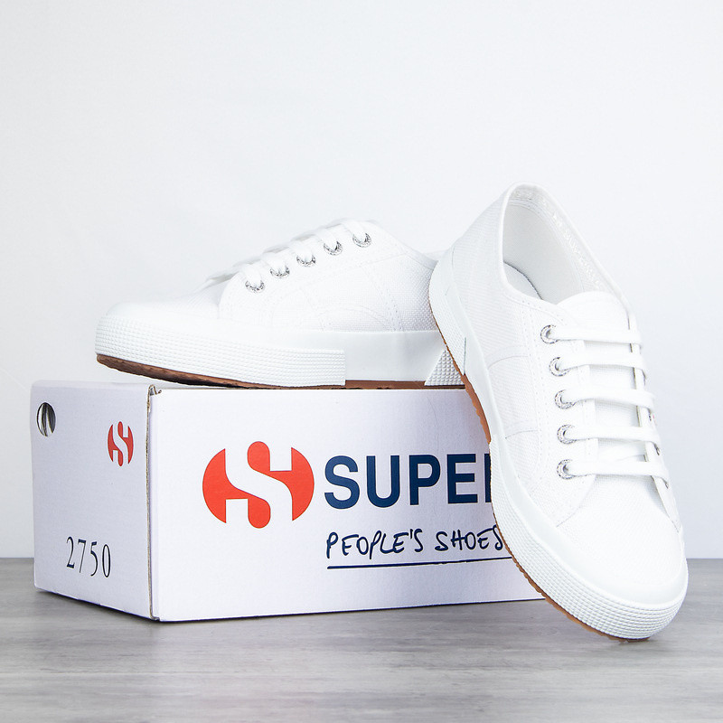 Baskets Basses Superga Femme - 2750 Cotu Classic - Blanc