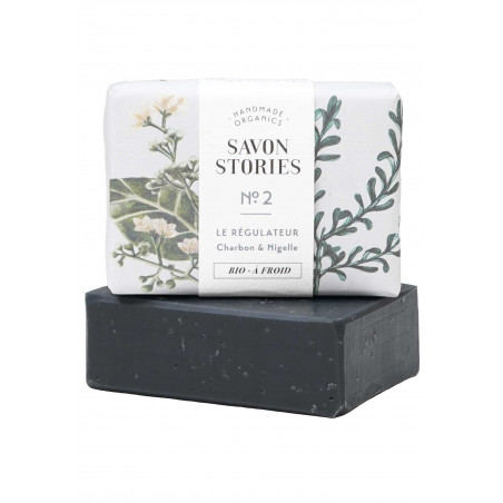 Savon régulateur charbon savon stories