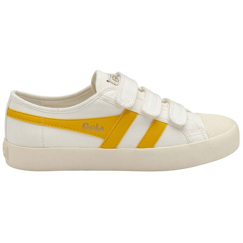 Baskets Vegan Femme Coaster Strap Off White/Sun Gola Vegan