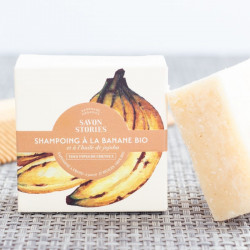 shampoing solide banane savon stories