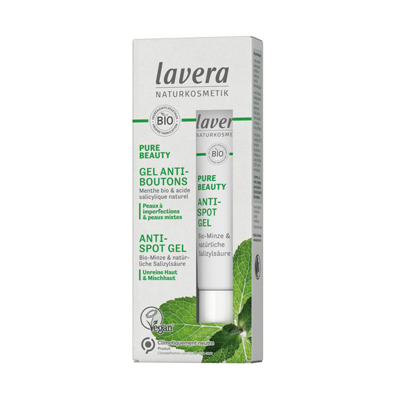 Gel Anti-Boutons Lavera Pure Beauty - 15ml