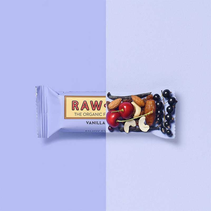 barre vanille et baies Raw Bite