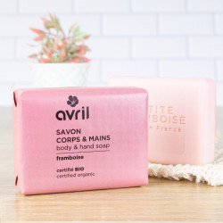 savon bio avril petite framboise