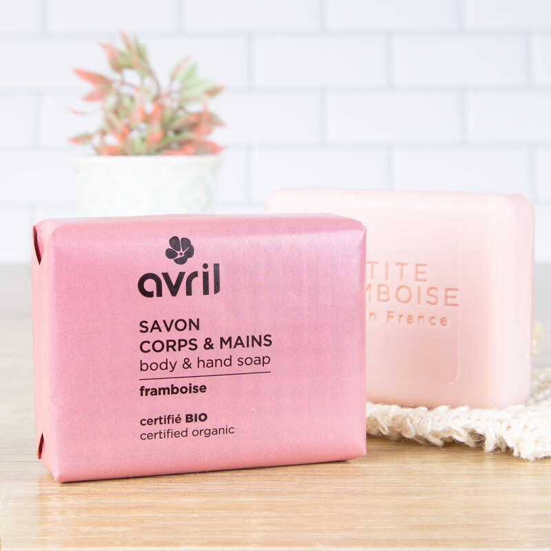 savon bio avril petite framboise