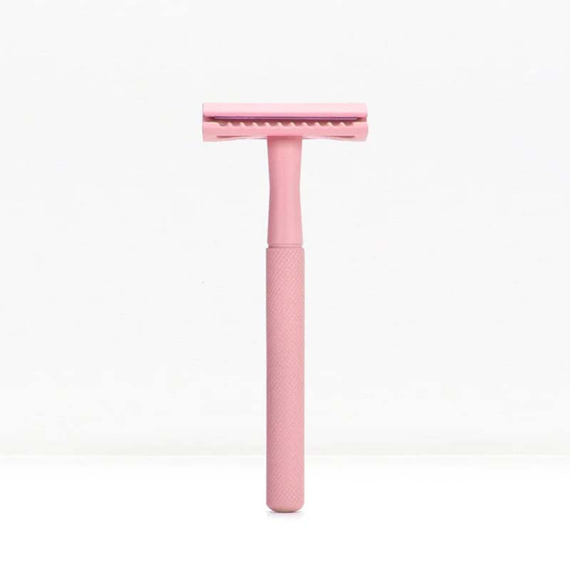 Bambaw Rasoir de Sûreté en Métal Rose