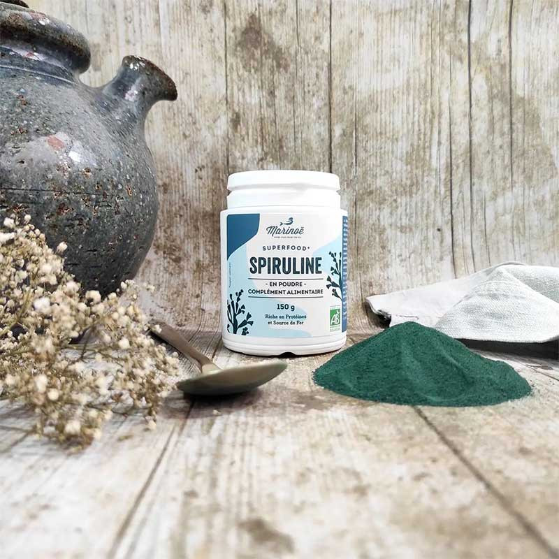 spiruline poudre Marinoe