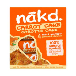 pack de 4 barres carrot cake Nakd