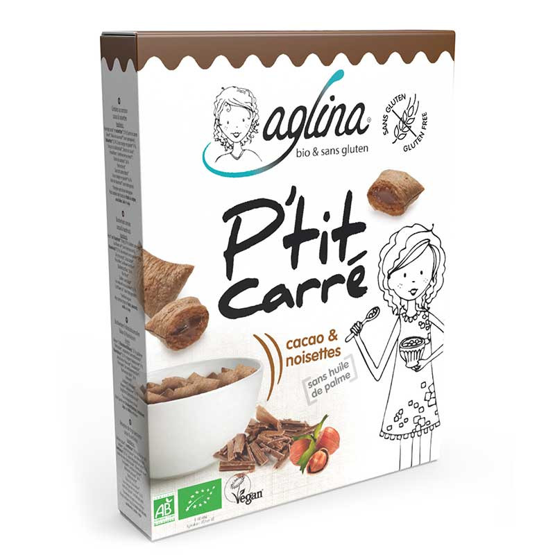 ptit carré cacao noisette Aglina