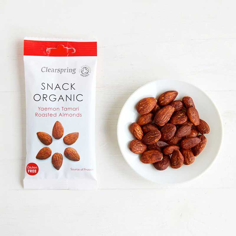 amandes grillées Clearspring