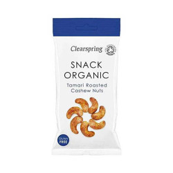 snack organic roasted cashew Clearspring