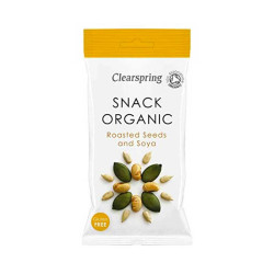 snack organic roasted seeds soya Clearspring