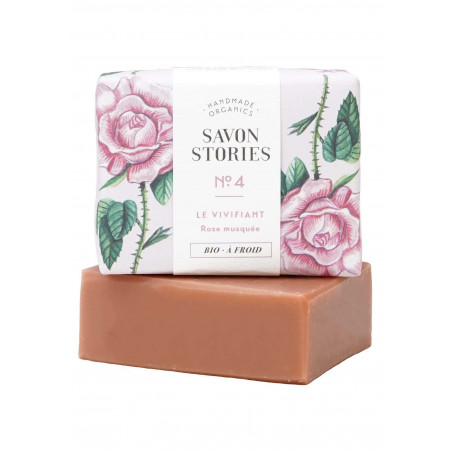 Savon vivifiant rose savon stories