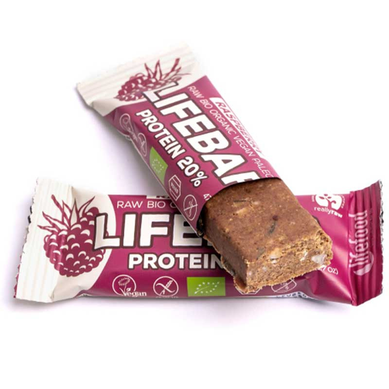 Lifefood lifebar 20 protein framboise