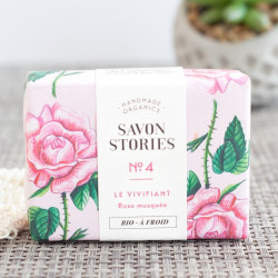 Savon vivifiant rose savon stories