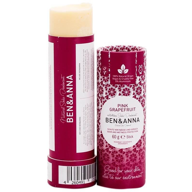 ben & anna - deodorant stick grapefruit - ouvert