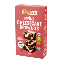 mon cheesecake brownie Biovegan