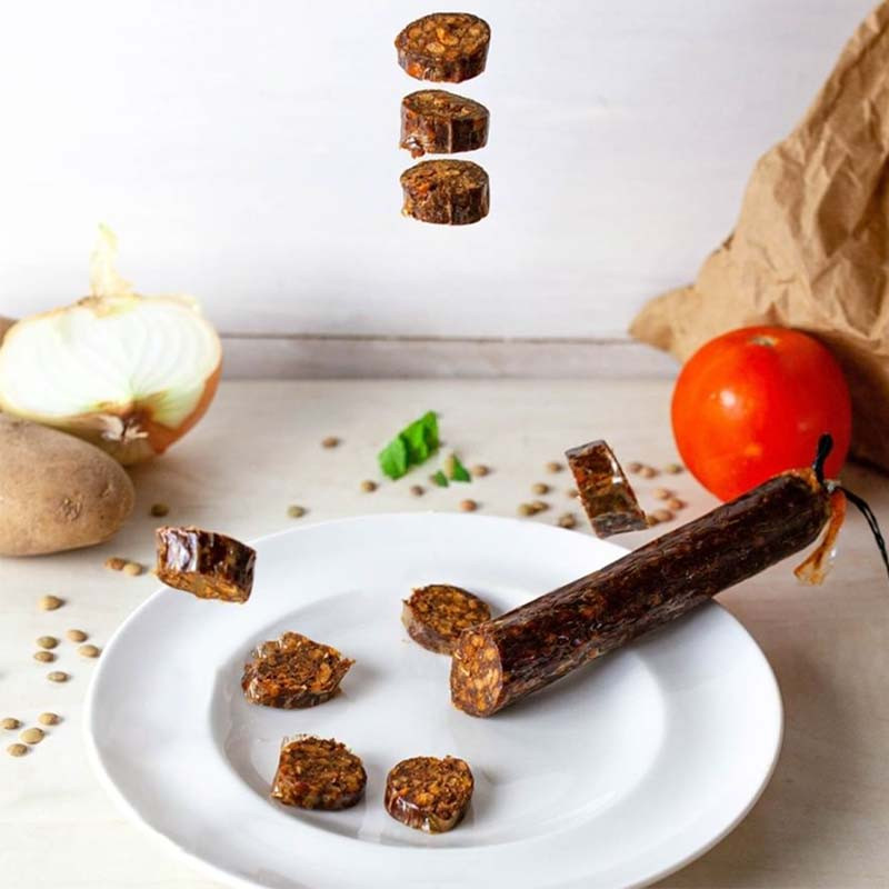 Sin Morcilla boudin noir vegan rollito vegano