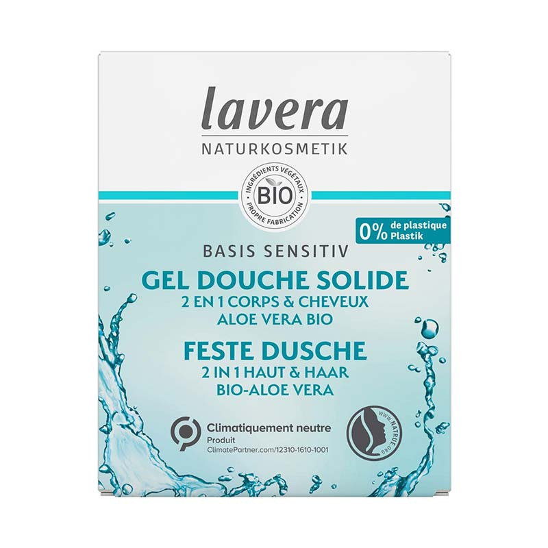 Gel douche solide lavera basis sensitiv 50g