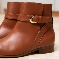 minuit sur terre bottines illusion camel 3