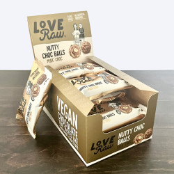 Lot de 9 nutty choc balls LoveRaw