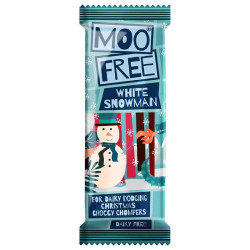 chocolat blanc vegan snowmen Moo Free