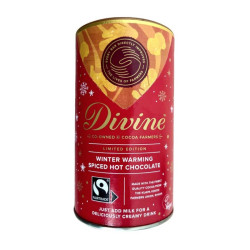 Divine hot chocolate spiced winter warming vegan