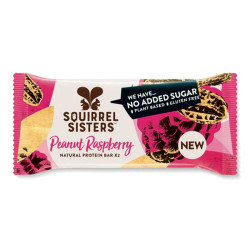 barre proteinee cacahuete framboise Squirrel Sisters