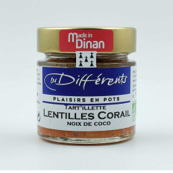 Tartillette lentille corail coco Les Différents