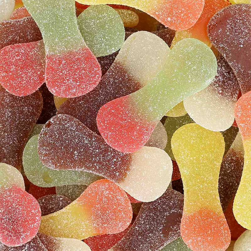 Langues de chat vegan acidulees Haribo