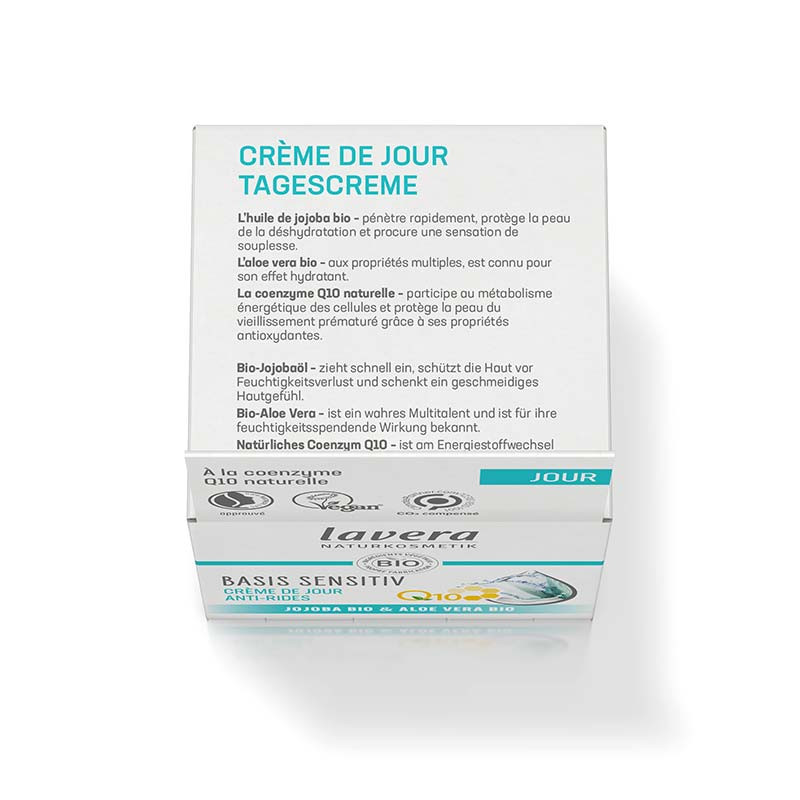 lavera basis sensitiv creme de jour anti rides q10