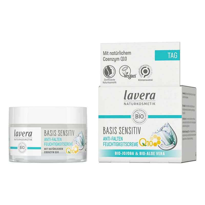 basis sensitiv creme jour anti rides q10 lavera