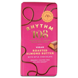 vegan roasted almond butter chocolate Rhythm108