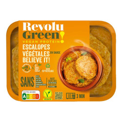 mini escalopes vegetales Revolugreen