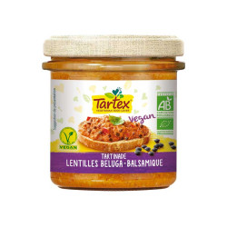tartinade lentilles beluga balsamique Tartex